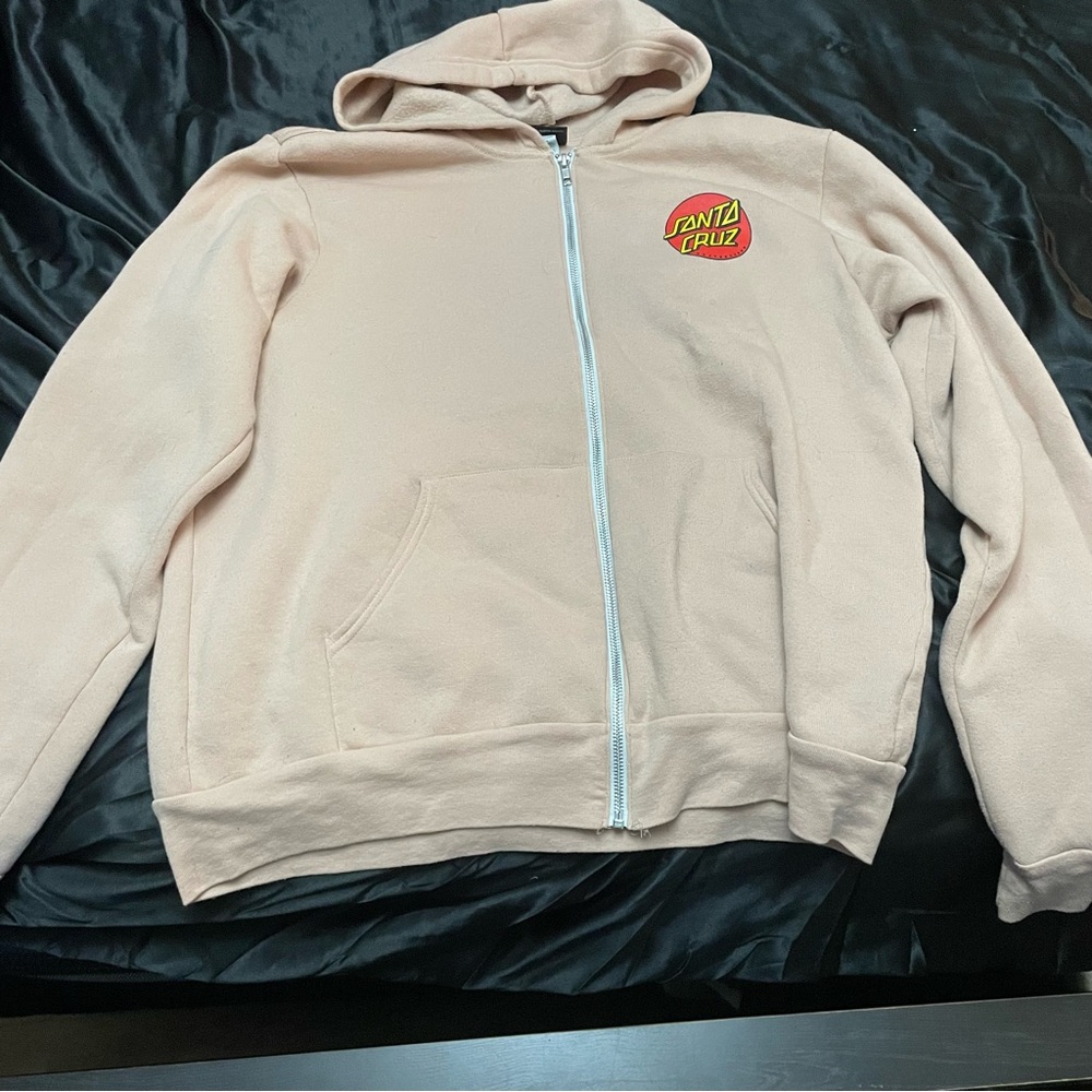 Pink Santa Cruz hoodie